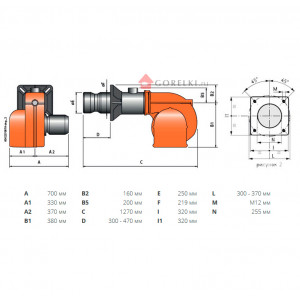 Комбинированная горелка Baltur TBML 200 MC